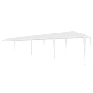 vidaXL Proginė palapinė, balta, 3x12 m, PE