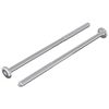vidaXL Varžtas 2 vnt. Sidabro M6 x 120 mm Plienas