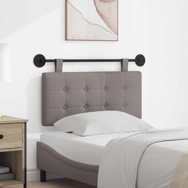 vidaXL Kabantysis galvūgalis Taupe 100 x 55 x 5 cm audinys