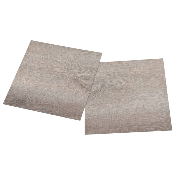 vidaXL Grindų plokštės, 20vnt., taupe, 1,86m², PVC, prilimpančios
