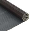vidaXL Kilimas, tamsiai rudas, 70x300cm, bambukas, stačiakampis