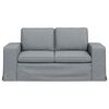 vidaXL Sofa 120cm &Scaron;viesiai pilka Metalas