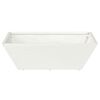 vidaXL Sodo vazonas 5 pcs Balta 50 x 50 x 15 cm