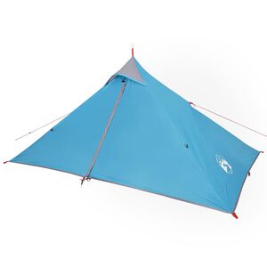 vidaXL Kabanti palapinė, mėlyna, vienvietė, tipi dizaino