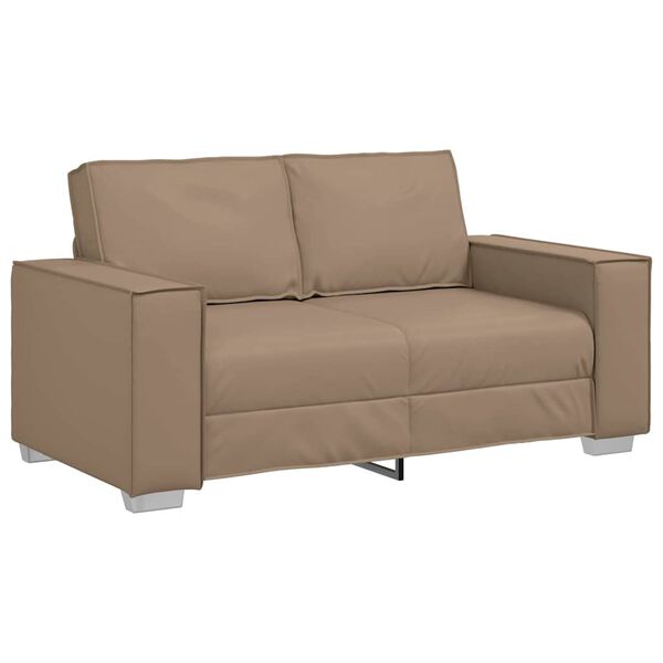 vidaXL Sofa Kapučino 160 x 78 x 84 cm audinys