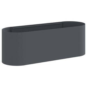 vidaXL Pakelta sodo lova Antracito 120 x 40 x 40 cm