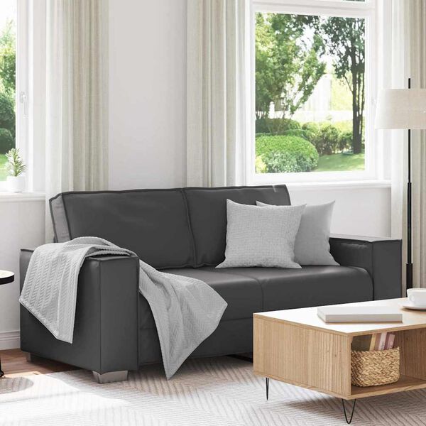 vidaXL Sofa Pilka 180 x 78 x 84 cm audinys