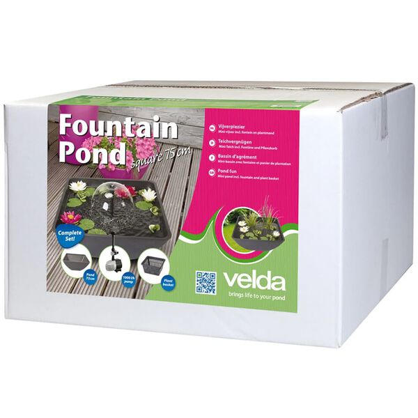 Velda Fontanas tvenkiniui, kvadrato formos, 75x75x35cm, 123516