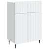 vidaXL Kabalas Balta 66 x 34,5 x 92 cm Apdirbta mediena