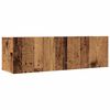 vidaXL Sieninės TV spintelės, 2vnt., sendintos medienos, 100x30x30cm