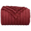 vidaXL Apklotas Bordo raudona 240 x 220 cm Flysas