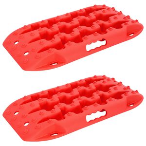 vidaXL Traukos lenta 2 vnt. Raudona 57,5 x 30,5 x 5,5 cm