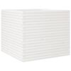 vidaXL Sodo lovelis, baltas, 80x80x68,5cm, pu&scaron;ies medienos masyvas