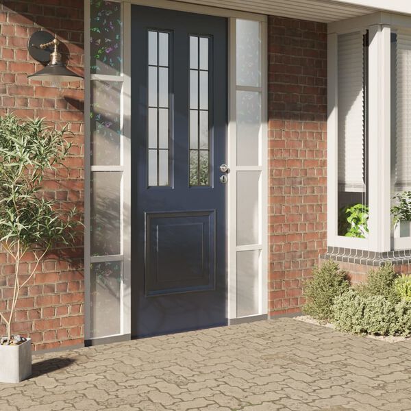 vidaXL Langų plėvelė, 90x1000cm, PVC, matinė, vaivoryk&scaron;tės ra&scaron;tas