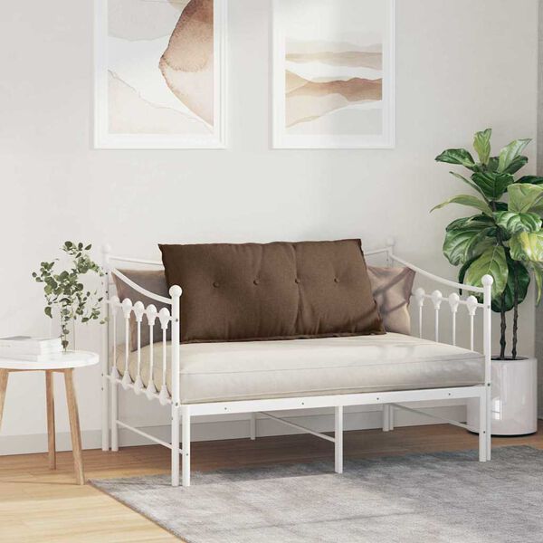 vidaXL Apsaugos Pagalvė Ruda 100 x 19 x 50 cm audinys