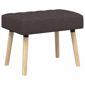 vidaXL Kanalo pamink&scaron;tintas suolas Tamsiai rudas 60 x 40 x 45 cm