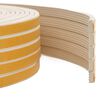 vidaXL Savipolimerinis langų sandariklis Balta 8 x 3 mm 12 m