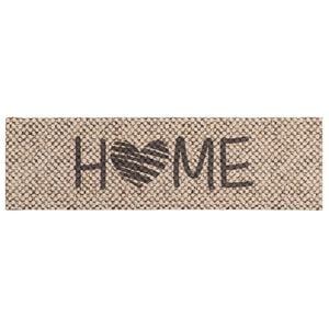 vidaXL Virtuvės kilimas Smėlio namai 150 x 45 cm 100% poliamidas