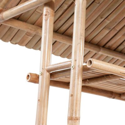 vidaXL Baro baldų komplektas, 3d., bambukas