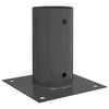 vidaXL Apvalus žemės inkaras 12 pcs Antracito 15 x 15 x 15 cm Metalas