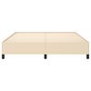 vidaXL Lovos rėmas be čiužinio, kreminės spalvos, 180x200cm, audinys