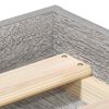 vidaXL Lovos rėmas, pilkos ąžuolo spalvos, 120x190cm, mažas dvivietis