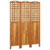 vidaXL Kambario pertvara, 3 segmentai, 121,5x2x180cm, akacijos masyvas