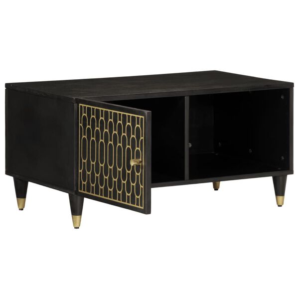 vidaXL Kavos staliukas, 80x50x40cm, mango medienos masyvas