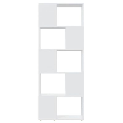 vidaXL Spintelė knygoms/kambario pertvara, balta, 60x24x155cm, MDP