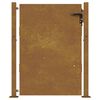 vidaXL Sodo vartai, 100x125 cm, Corten plienas