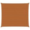 vidaXL Saulės burė Oranžinė ir ruda 7 x 6 m 100% poliesteris Oksfordas
