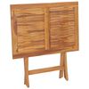 vidaXL Sulankstomas sodo valgomojo stalas, 90x60x75cm, tikmedis