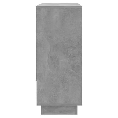 vidaXL Šoninė spintelė, betono pilkos spalvos, 97x31x75cm, MDP