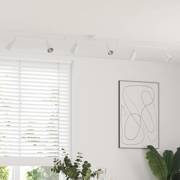 vidaXL Lubų prožektorius Balta 25.5 x 8 x 16 cm metalas