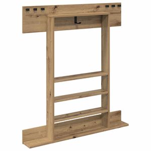 vidaXL Biliardo lazdos stovas Apdirbta mediena 93 x 12 x 103 cm