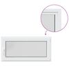 vidaXL Bendras lango vidinis atspalvis baltas RISOR 120 x 55 cm