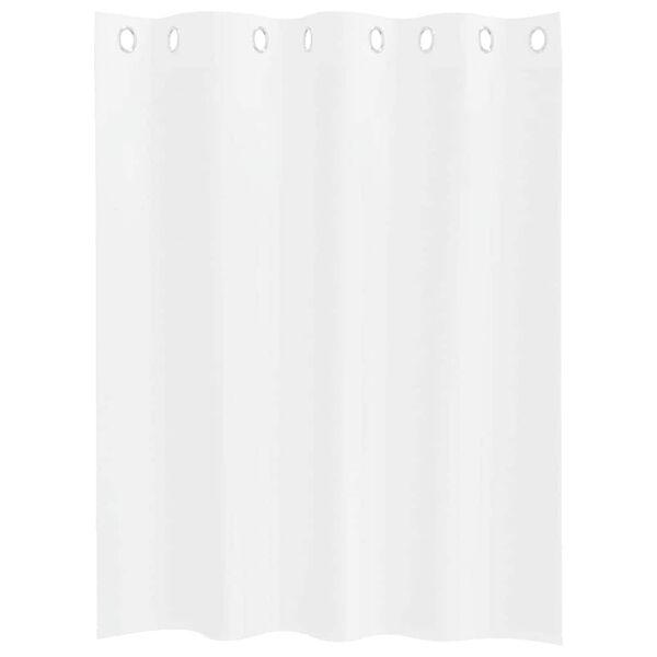 vidaXL Voile Užuolaida 2 pcs Balta 140 x 140 cm Poliesteris