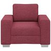 vidaXL Sofa Vyno raudona 100 x 80 x 82 cm audinys
