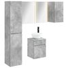 vidaXL Vonios spintos komplektas 5 pcs Betono pilka