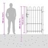 vidaXL Tvora vartai Pilka 103 x 200 cm Milteliniu būdu dengtas plienas
