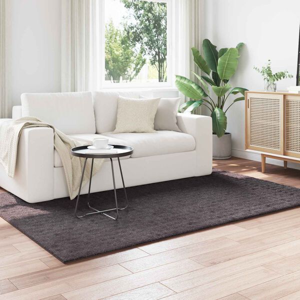 vidaXL Zoninės kiliminės dangos HUARTE Antracitas 170 x 120 cm