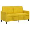 vidaXL Sofa su saugojimo vieta Geltona 152 x 78 x 87 cm Poliesteris