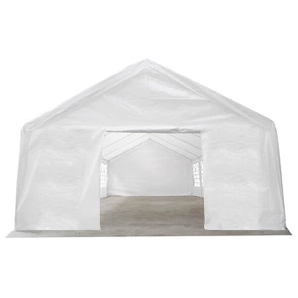 vidaXL Palapinės medžiaga be rėmo Baltas 12 x 6 m PE