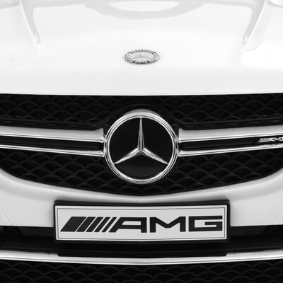 vidaXL Vaikiškas automobilis Mercedes Benz GLE63S, baltas, plastikas