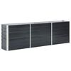 vidaXL Lovelis, antracito, 240x40x77cm, galvanizuotas plienas, auk&scaron;tas