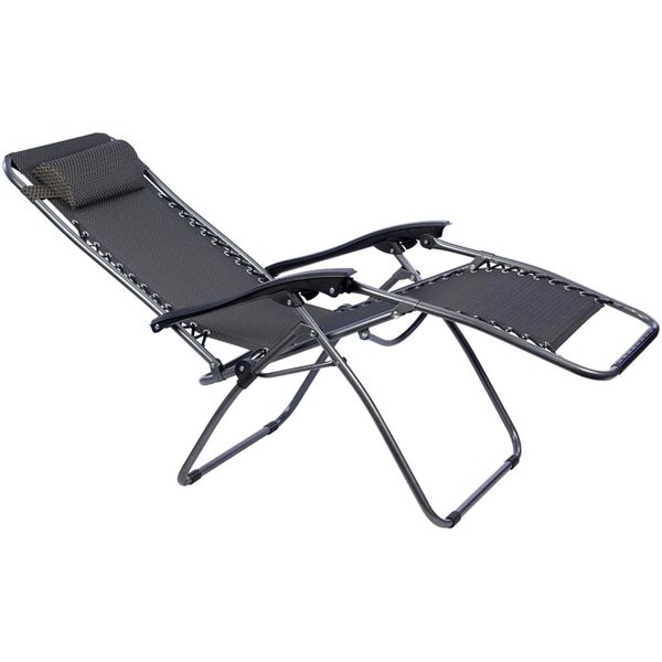 Abbey Camp Terasos baldų komplektas, 3 dalių, antracito spalvos