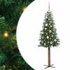 vidaXL Lieknas Kalėdų eglutė Žalia 150 cm PVC ir kietasis pu&scaron;ų medis