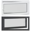 vidaXL Požeminio lango RISOR 120 x 60 cm PVC ir stiklas Antracito
