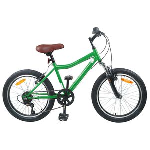 vidaXL Vaikų Dviratis 20 Colių 6-Speed 6-11 metų amžiaus Žalia
