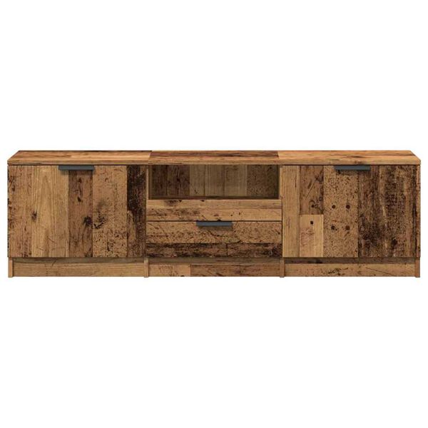 vidaXL televizoriaus spintelė Old Wood 140x35x40 cm Engineered Wood